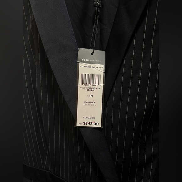 BCBGMax Azaria Pinstripe Jumpsuit - Picture 7 of 7